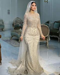 Elegant Women's Formal Maxi Dresses 2024 Straight Silhouette High Neckline <b>Satin</b> Waistband Pattern Special Celebrations Party - Product Image 4