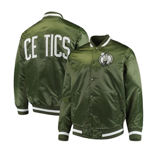 Chaqueta Varsity de Invierno para Hombre, Estilo Urbano, Superficie Brillante de Satén, Forro Suave, Construcción Duradera, Moda Deportiva - Product Image 4