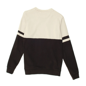 Sweat-shirt d'hiver à col rond, panneau coupé et cousu, couleur contrastée, 100% coton, polaire 370 g/m², sweat-shirt unisexe streetwear pour homme - Product Image 2