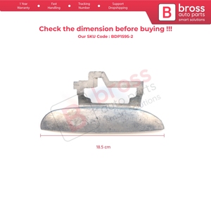 Manija Exterior de Metal para Puerta Delantera o Trasera Derecha BDP1595-2 para Serie 5 E39 1996-2003 Sedán/Touring de 4/5 Puertas 51218245462 - Product Image 2