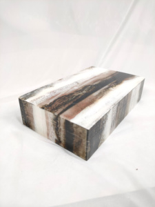 Boîte à bijoux écologique incrustée polie en bois massif jaune stockage élégant à la main pour bagues boucles d'oreilles souvenirs prix bon marché - Product Image 6