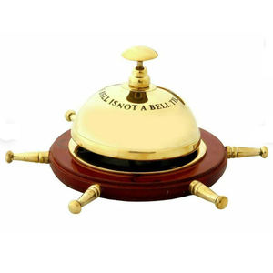 Cloche de bureau décorative classique pour bars, restaurants, écoles, hôtels, cloche fantaisie artisanale à succès, antique - Product Image 3