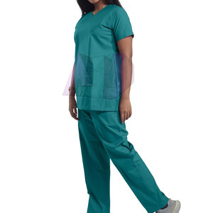 Combinaison de travail pour infirmières élégante avec tissu en coton doux, design léger et écologique pour un confort de travail prolongé, haute qualité - Product Image 4