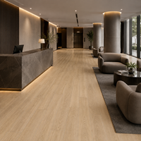 Suelo Rígido SPC WYRAX, Roble Claro Moderno, Antideslizante, Sistema de Clic Unilin, Comercial, para Interiores