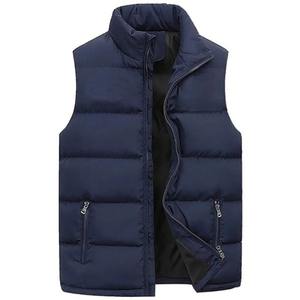 Mens Denim <b>Hooded</b> Jacket Warm Sleeveless <b>Winter</b> Waterproof Quick Dry Zipper <b>Coat</b> Autumn Quarter-zip Casual Front Brand Clothing - Product Image 3