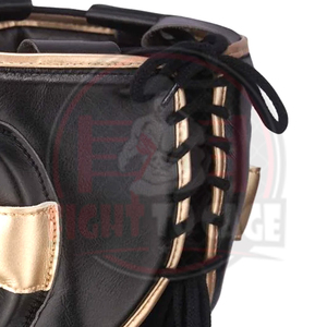 Protector de Cabeza de Boxeo Ajustable de Cuero PU, Resistente a Impactos, Forro Suave, Cómodo Protector Bucal Grande para Boxeadores Amateurs y Profesionales - Product Image 4