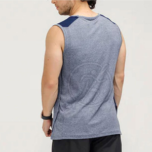 Vêtements de fitness Débardeur à séchage rapide pour hommes à vendre Meilleur fabricant Logo personnalisé Débardeur de fitness pour hommes avec taille personnalisée - Product Image 5