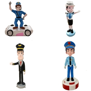 Figura de Anime de alta calidad, estatua de resina, personaje de policía de tráfico, figura de acción de tamaño real para decoración, escultura de Anime - Product Image 6