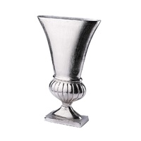 Vase d'urne de calice de champion en métal doré de luxe pour centres de table de mariage Vase d'urne en forme de trophée en métal de haute qualité à vendre