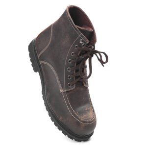 Chaussures de sécurité de travail en cuir robuste pour hommes |   Lace Up |   Embout en acier et semelle intermédiaire en acier |   Chaussures industrielles toutes saisons - Product Image 3