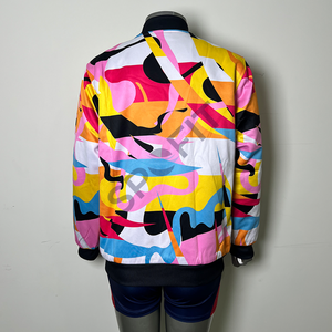 Vente en gros de veste universitaire de style vintage pour femmes avec logo personnalisé et broderie, couleur personnalisée, mode hivernale - Product Image 6