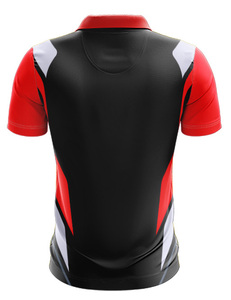 Camiseta de manga corta informal para hombre, camisetas de polo, patrón sólido, sublimación personalizada, camisa deportiva para exteriores, hecha de poliéster - Product Image 2