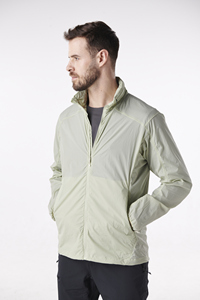 Veste coupe-vent en toile pour homme de haute qualité, col montant, capuche, poches, protection solaire, style vintage, vente en gros - Product Image 4