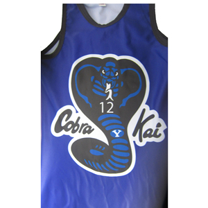 Camisetas Deportivas Personalizadas para Hombre, de Poliéster Azul Sublimado, de Secado Rápido, Uniformes de Lucha Libre Hechos a Medida - Product Image 3