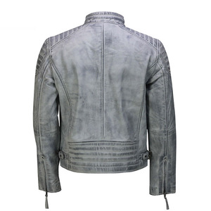 Chaqueta de cuero de oveja de alta calidad para hombre, chaqueta de cuero de invierno de alta calidad para mujer - Product Image 3
