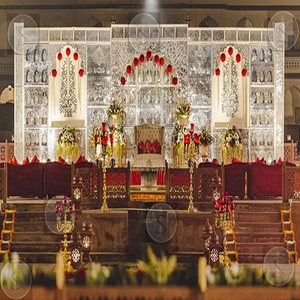 Wooden Mirror Stage Decor for Weddings - Product Image 5