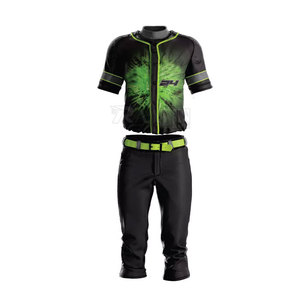 Maillots de baseball personnalisés brodés pour hommes, grandes tailles, séchage rapide, respirants, design d'équipes, vierges, impression par sublimation sur maille, bleu, vente en gros - Product Image 1