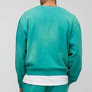 Jersey de lavado de Sol de gran tamaño de peso pesado 450 GSM Terry algodón personalizado sudadera lavada desgastada - Product Image 2