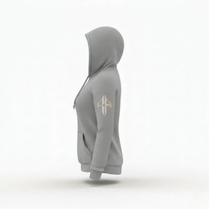 Sudadera con Capucha Informal de Primera Calidad para Mujer, 100% Algodón, Felpa, 300g, Secado Rápido, Transpirable, para Invierno - Product Image 2