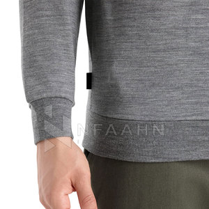 Sweatshirts ajustés en coton mélangé pour hommes Sweatshirts de service OEM Meilleures ventes Sweatshirts pour hommes - Product Image 6