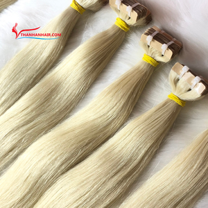 SUPER VENTE Extensions de cheveux avec ruban de couleur chaude Extensions de cheveux crus vietnamiens sans enchevêtrement sans mélange Grand en stock - Product Image 6