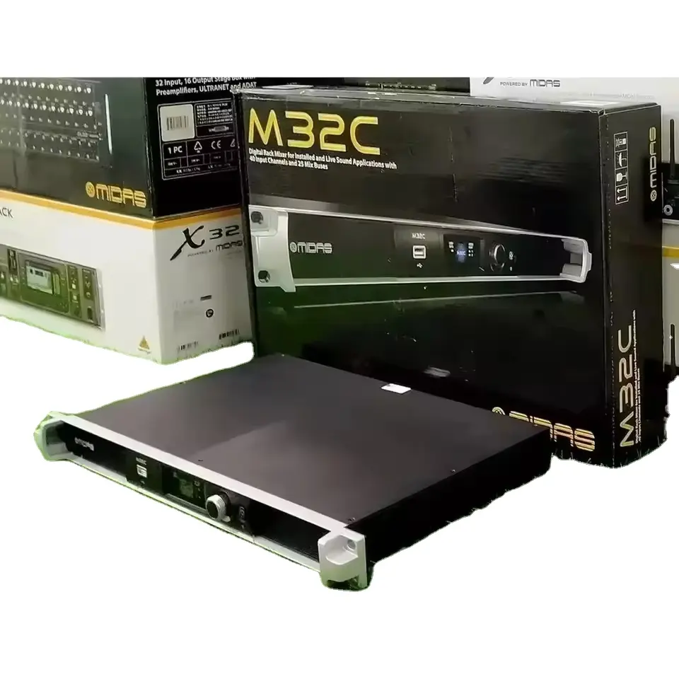 "Misturador de rack de áudio digital Midas M32C original brandnew"