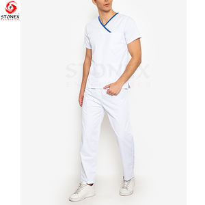 ชุดเครื่องแบบพยาบาลสำหรับผู้ชายชุดเครื่องแบบสวมใส่สบายระบายอากาศได้ดีสำหรับฤดูร้อน - Product Image 3