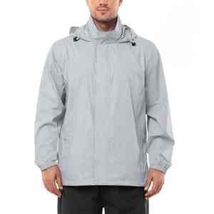 Chaqueta cortavientos impermeable con capucha de primavera, servicio OEM Unisex, la mejor calidad - Product Image 6