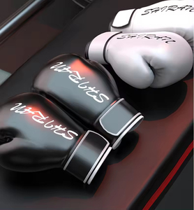 Gants de boxe respirants pour le kickboxing, l'entraînement au sparring, gants de frappe en cuir PU avec protection du poignet - Product Image 5