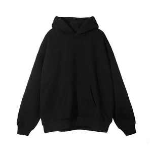 เสื้อฮู้ดดี้ผ้าฟลีซ 500 แกรม แบบเรียบ สำหรับผู้ชาย สกรีนโลโก้ได้ ไซส์ใหญ่ ไม่มีเชือก ปักลายได้ตามสั่ง - Product Image 4