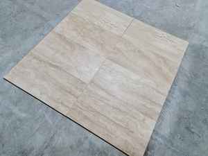 2025 Classic Light Vein Cut Travertine Decking Tiles 12mm Modern Wood-Filled Honed Durable Commercial Grade Outdoor Anti-Slip - Product Image 4