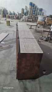 Aparador Largo de Madera de Mango Maciza Tallada en 3D, Estilo Europeo Moderno, Texturizado, Ecológico y Duradero - Product Image 5