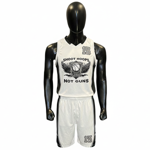 Maillot de basket-ball personnalisé pour jeunes hommes avec numéro et nom différents, maillot de basket-ball de haute qualité, impression respirante, uniforme - Product Image 6