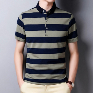 Diseño fabuloso hombres polos algodón poliéster cuello vuelto transpirable sostenible precio barato hombres Polo servicio OEM - Product Image 5