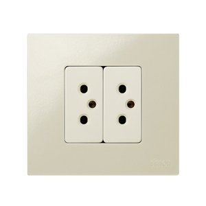Base bipolare con TT spostato in avorio (Simon 27 27442-61) - Product Image 3
