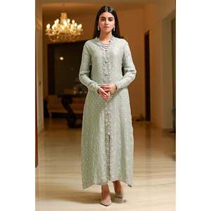 เสื้อเชิ้ตปาร์ตี้คอจีนผ้าชีฟอง Ghazal - Product Image 1