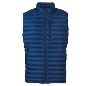 Vente en gros de gilet matelassé pour hommes, veste sans manches épaisse isolée avec fermeture éclair pour hommes, gilet d'hiver matelassé pour l'extérieur - Product Image 6