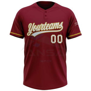 Maillot de baseball en polyester de haute qualité, respirant, vêtements de sport pour hommes et femmes, uniformes d'équipe légers pour l'entraînement - Product Image 5