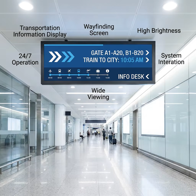 Ultra Wide Bar Type Lcd Screen Android Monitor Wide Temperature for Vending Machine Narrow Interface Module Price Shelf Transit