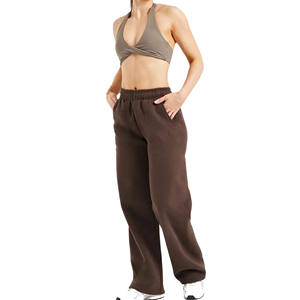 Vêtements de sport pour femmes légers en gros, pantalons de jogging pour l'entraînement en plein air, pantalons larges, coupe régulière, pantalons de sport pour femmes, hiver 100% - Product Image 3