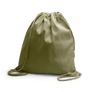 Mochila Deportiva Soave de Cáñamo, Sostenible, Promocional, con Cordón y Compartimentos para Accesorios - Product Image 2