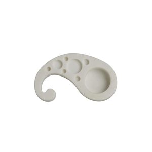Porte-bougie chauffe-plat en marbre motif cachemire Stone Essential, fait main, style ethnique chic, décoration d'intérieur - Product Image 2