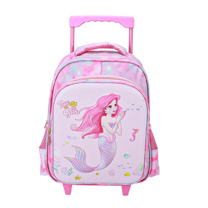 <span class=keywords><strong>Mochila</strong></span> escolar Trolly <span class=keywords><strong>sirena</strong></span> astronauta cuento de hadas dibujos animados niños <span class=keywords><strong>mochila</strong></span> para la escuela 2 <span class=keywords><strong>ruedas</strong></span> - Product Image 2