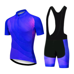 Ensemble de maillots de cyclisme décontractés pour hommes Cuissard à bretelles et collants respirants à séchage rapide Tissu doux et confortable Design élégant du Pakistan - Product Image 1