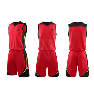 Uniforme de baloncesto unisex de alta calidad personalizado al por mayor poliéster nuevo diseño con sublimación y logotipo impreso talla XL - Product Image 1