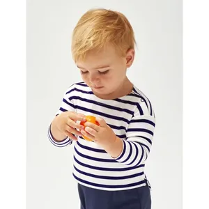 Haut bébé durable de style breton pour t-shirts promotionnels et merchandising - Product Image 1