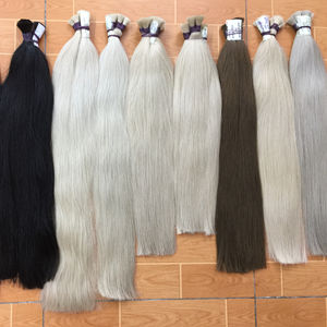 Beauté nouvelle mode nouvelle tendance cheveux colorés extension de cheveux en vrac vierge Remy cheveux humains de haute qualité du Vietnam en gros - Product Image 2