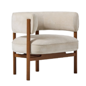 Comfortable Executive Office Chair High Quality Wood Frame Plush <b>Foam</b> <b>Padding</b> Breathable Fabric Adjustable Home Office - Product Image 4
