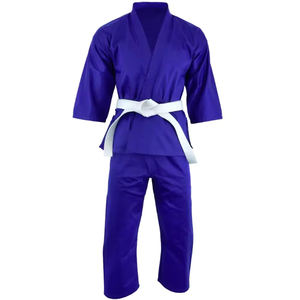 ชุดคาราเต้ผ้าฝ้ายคุณภาพสูงแบบยูนิเซ็กซ์ รับสกรีนโลโก้ ขายส่งชุดศิลปะการต่อสู้ ชุดเทควันโดสำหรับผู้ชายและผู้หญิง - Product Image 6