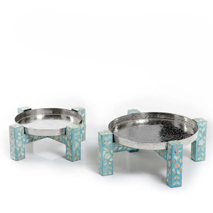 Soporte para servir pasteles MOP de alta calidad con diseño atractivo para decoración de fiesta de cumpleaños, Juego de 2 soportes decorativos para pasteles de cocina - Product Image 2